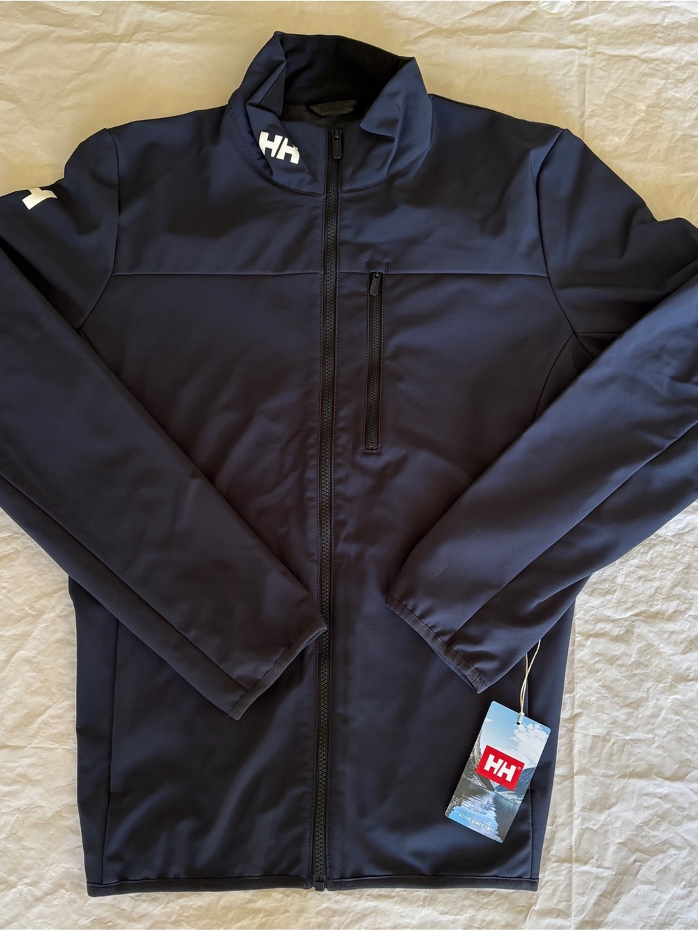 Helly Hansen Navy Full-Zip Performance Softshell Jacket (M) NWT
